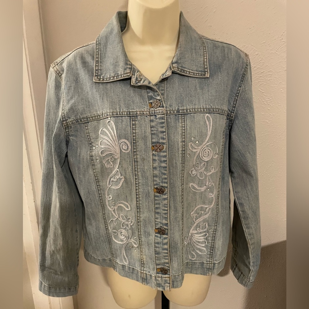 Chico's Light Blue Denim Jacket